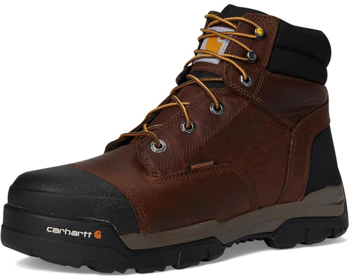 Carhartt 6-дюймовые непромокаемые ботинки Ground Force с композитным носком