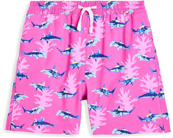 Chubbies Kids шорты с принтом акулы и эластичным поясом
