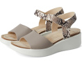Босоножки ECCO Flowt Wedge Cork на пробковом каблуке с регулируемой лямкой