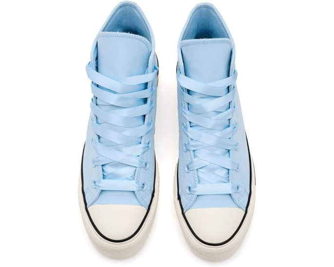 Converse Chuck Taylor All Star Lift Platform высокие кроссовки на платформе из персиковой канвы