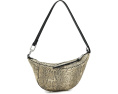 Сумка Luna Micro Snake AllSaints из кожи Desert White