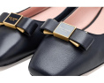 Kate Spade New York балетки Bowdie Smooth Leather с бантом и квадратным носком