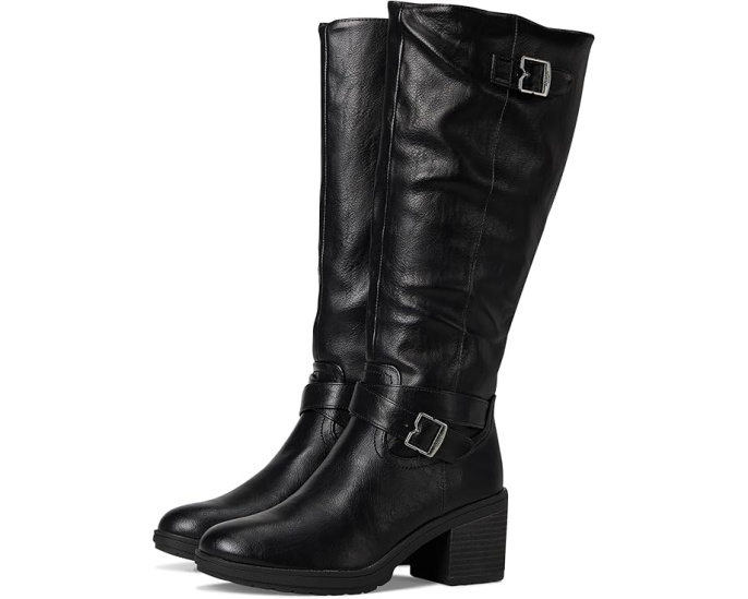Высокие сапоги Dr. Scholl's Prairie Zip на молнии с ремешком и устойчивым каблуком
