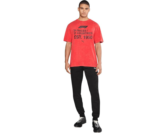 Спортивные штаны PUMA T7 Always On Track с вставками и манжетами