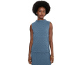 Топ Eileen Fisher с воротником-хомутом Bubble Jacquard