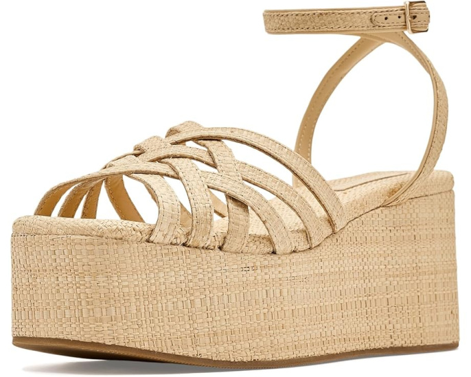 Сандалии Loeffler Randall Channing на платформе с регулируемым ремешком