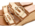 Клиновидные сандалии Johnston & Murphy Mallory Double Buckle Wedge