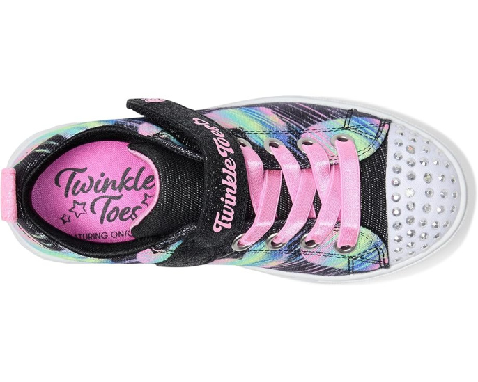 SKECHERS KIDS Heart Steps подсвечивающиеся туфли с сердечками и стразами