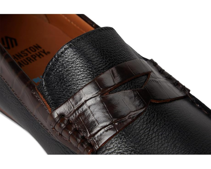 Johnston & Murphy Cort 2.0 Penny мокасины с ручной строчкой и стелькой TRUFOAM