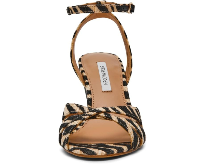 Туфли Harbor на платформе с принтом под животное и ремешком Steve Madden