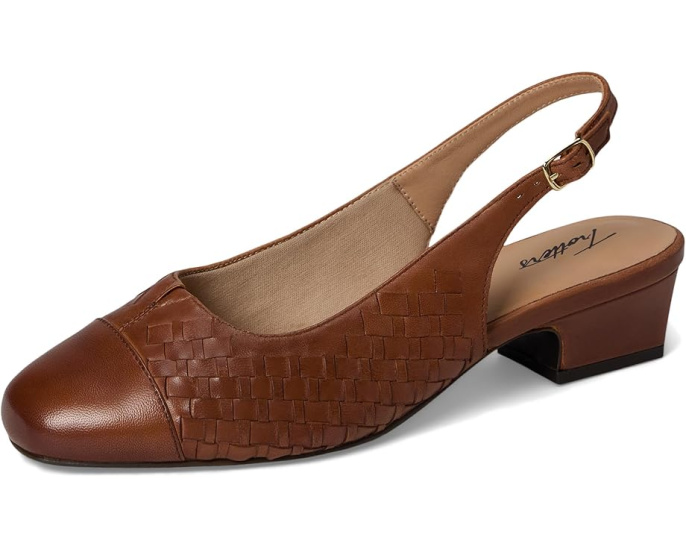 Trotters Dea Woven туфли на каблуке с плетеным верхом