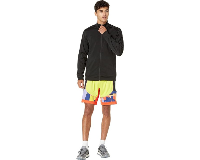 Трикотажная куртка Adidas Essentials 3-Stripes Tricot Track Jacket с полной застежкой