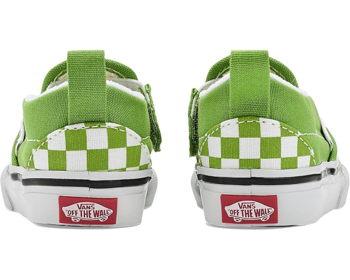 Кеды Vans Slip-On V для малышей с принтом на парусине
