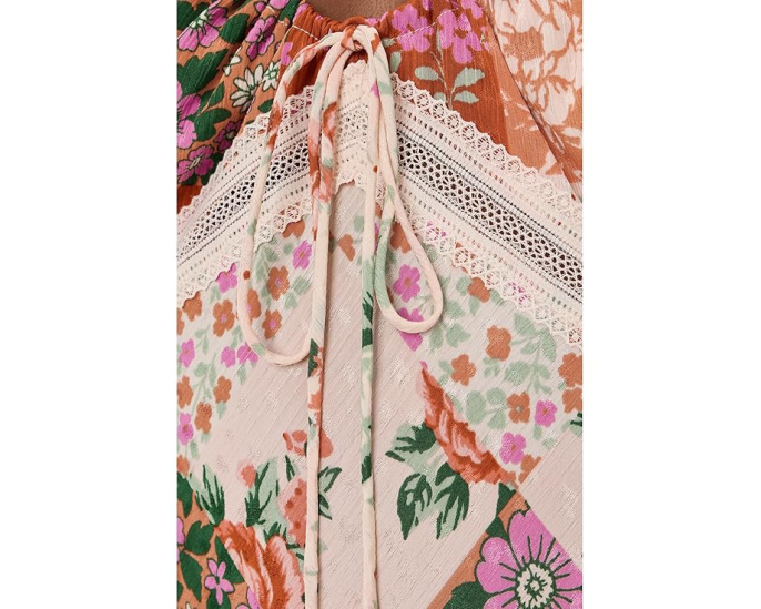 Платье миди Daisy Fields Maxi от Free People из принтованной сетки