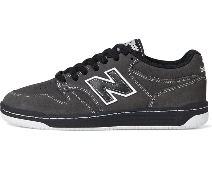 Кроссовки New Balance 480 Numeric темно-серые с усиленным верхом