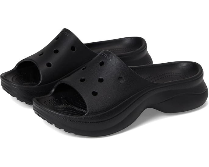 Сандалии Crocs Slide с платформой и смелым дизайном