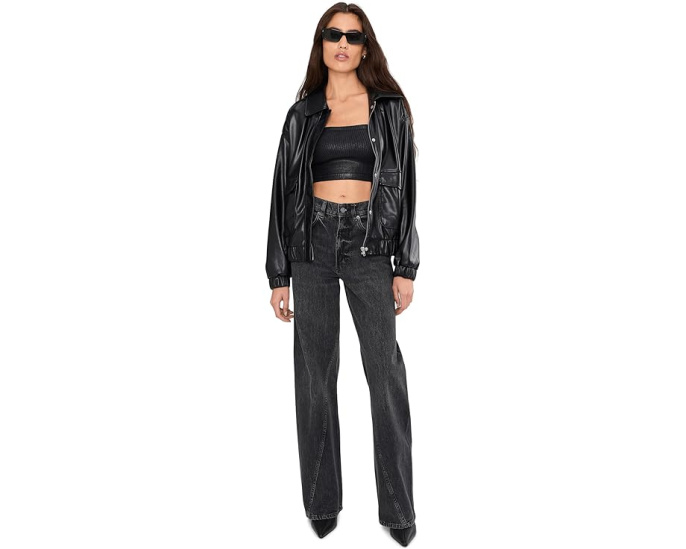 Топ-бандо Free People Amelia Foil с кроп-силуэтом