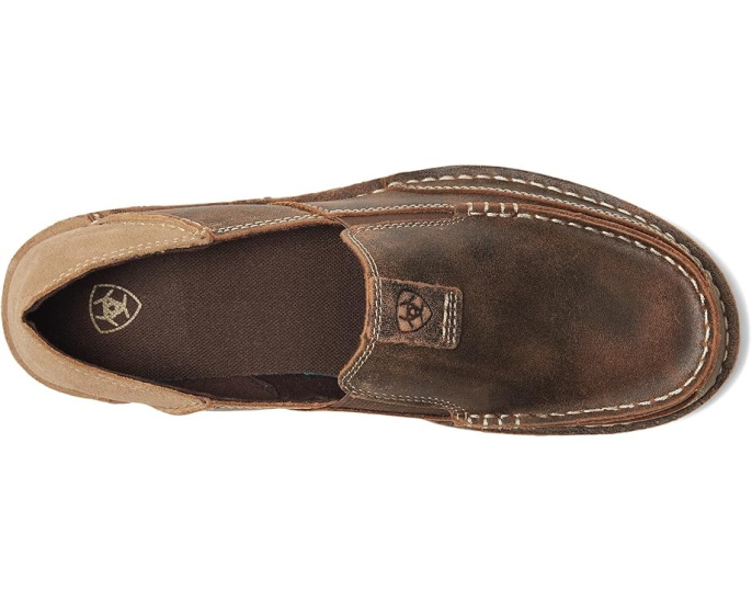 Ariat Cruiser коричневые кожаные туфли без шнурков