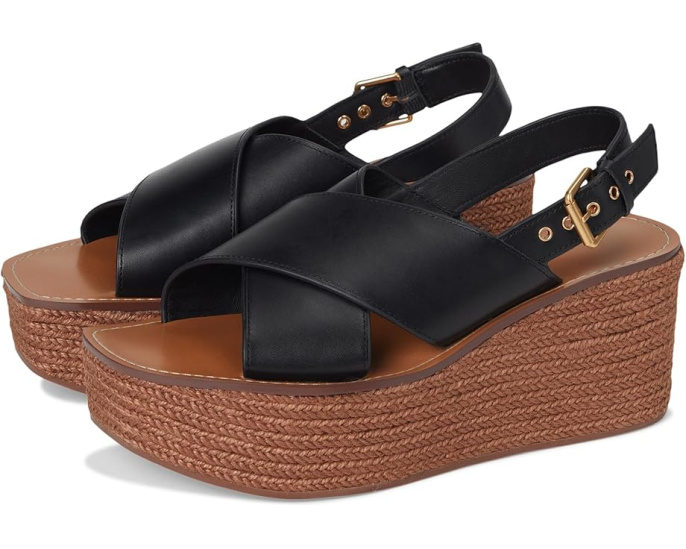 Сандалии Madewell Gabriella на платформе с перекрестными ремнями