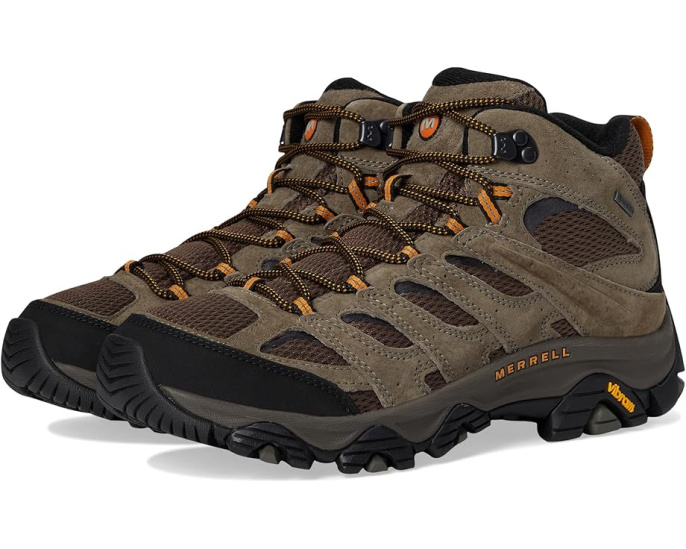 Трекинговые ботинки Merrell Moab 3 Mid GTX® с мембраной GORE-TEX