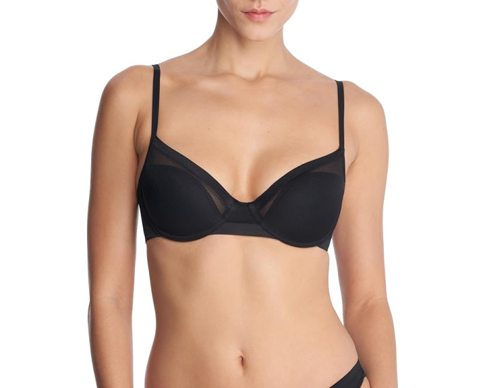 Natori бюстгальтер Scope Balconette Contour с косточками и средним наполнением черный