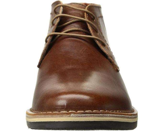 Ботинки Harken от Steve Madden из кожи цвета коньяк
