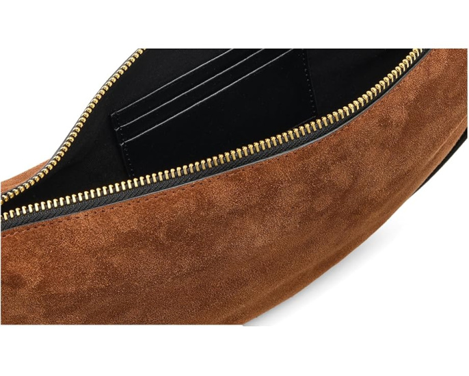 Сумка через плечо Half Moon из замши от AllSaints