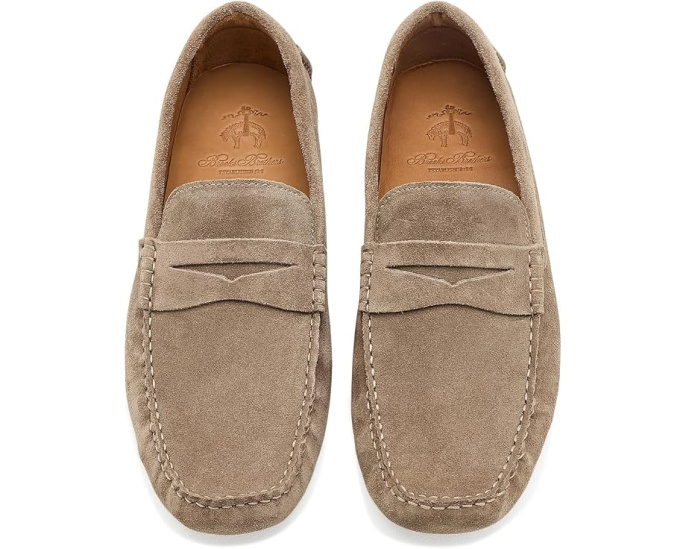 Brooks Brothers лоферы Jefferson из замши