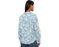 Хлопковая рубашка Shadow Floral Core Cotton от NIC+ZOE с цветочным принтом