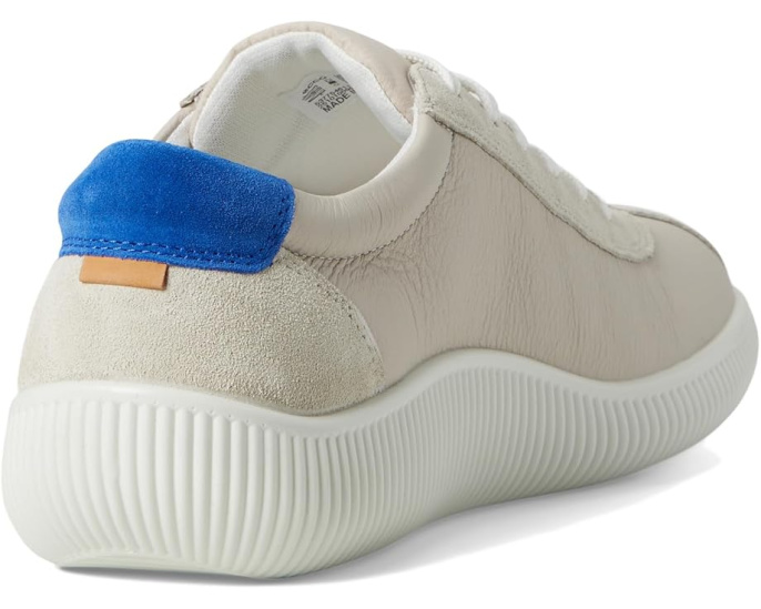 Кроссовки ECCO Soft Zero Lace Up из зерненой кожи с полиуретановой подошвой