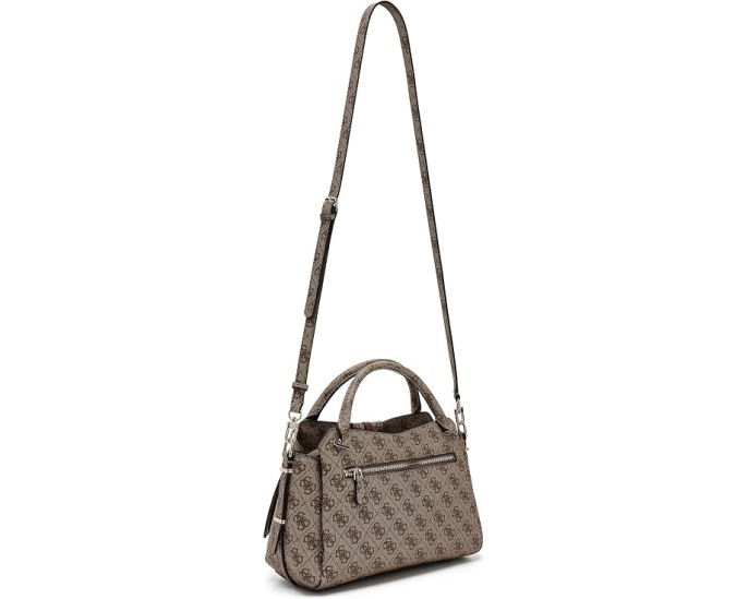 Сумка GUESS Yvonne Logo Girlfriend Satchel через плечо с клапаном