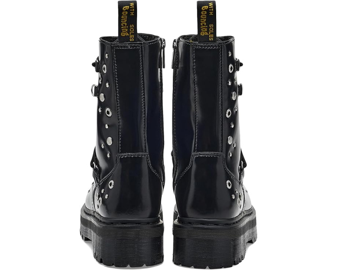 Ботинки Dr. Martens Jadon Hi Hardware на платформе с заклепками