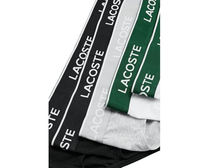 Набор из 5 трусов Lacoste из хлопка с эластаном