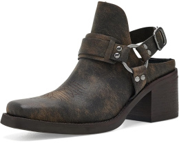 Мюли FRYE AND CO. Tessy Harness с цепочкой и пряжкой на каблуке