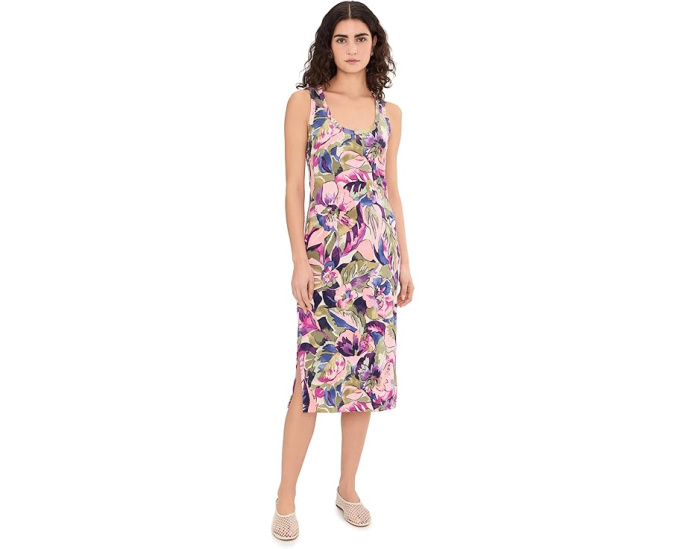 Платье миди Tommy Bahama Darcy Garden Oasis с цветочным принтом