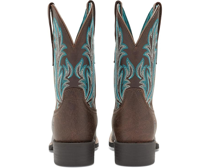 Сапоги Round Up Filly от Ariat с вышивкой