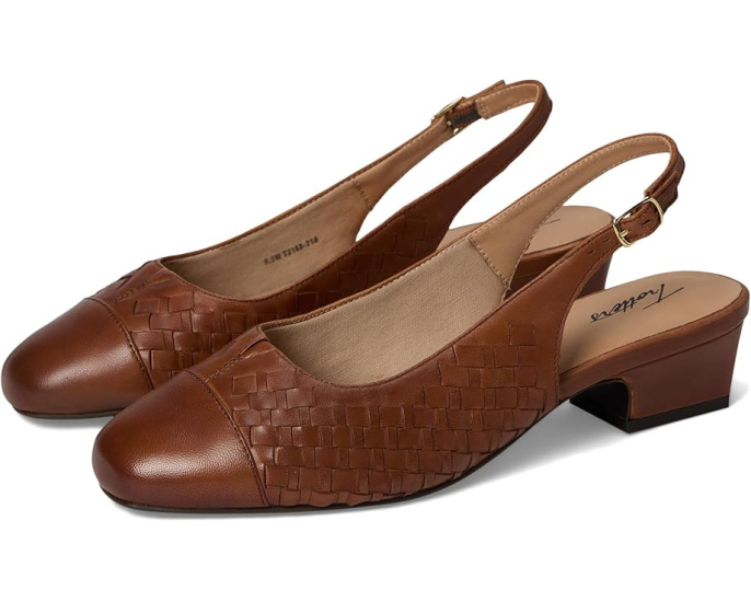 Trotters Dea Woven туфли на каблуке с плетеным верхом