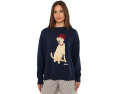 Свитер L.L.Bean Double L Crew Neck Novelty с рисунком