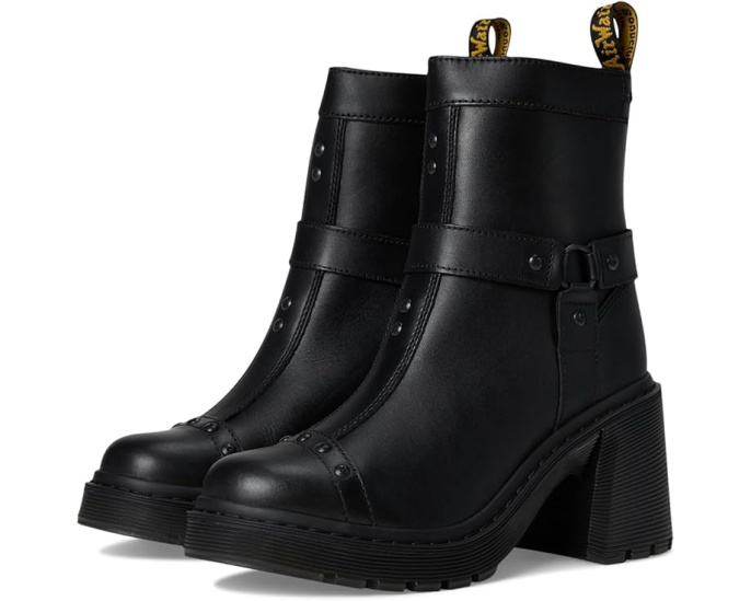 Ботинки Dr. Martens Spence на молнии с ремешками и высоким каблуком