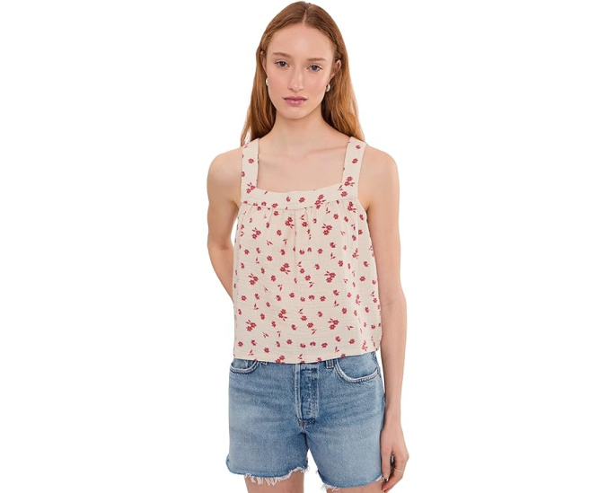 Топ Tate Double Weave Tank из конопли и органического хлопка с квадратным вырезом Toad&Co