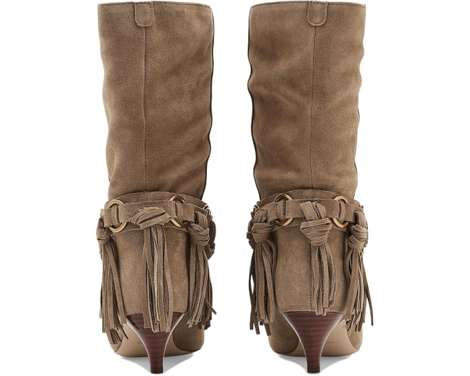 Daniela Fringe Suede Boots