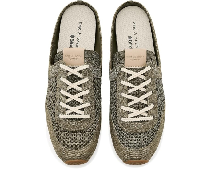 Мюли Retro Runner Slim Ultra от rag & bone в плетеном стиле
