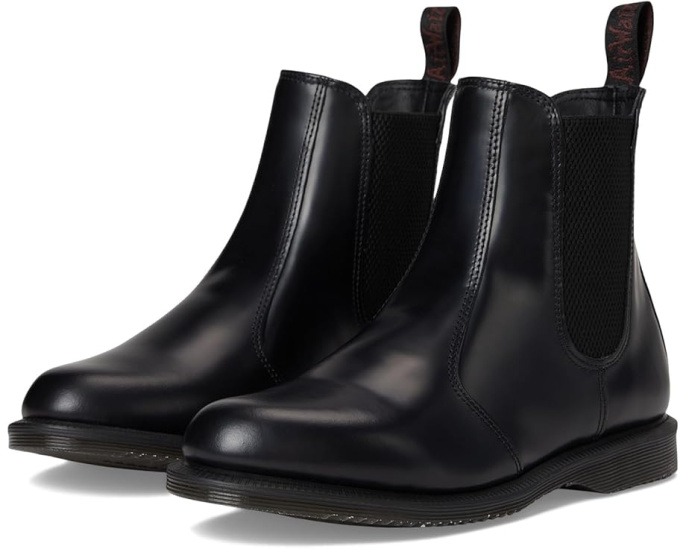 Ботильоны Chelsea Dr. Martens Flora Leather с эластичными вставками