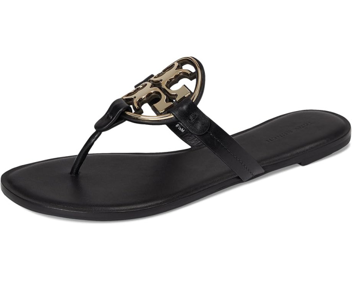 Босоножки Tory Burch Metal Miller из натуральной кожи с логотипом