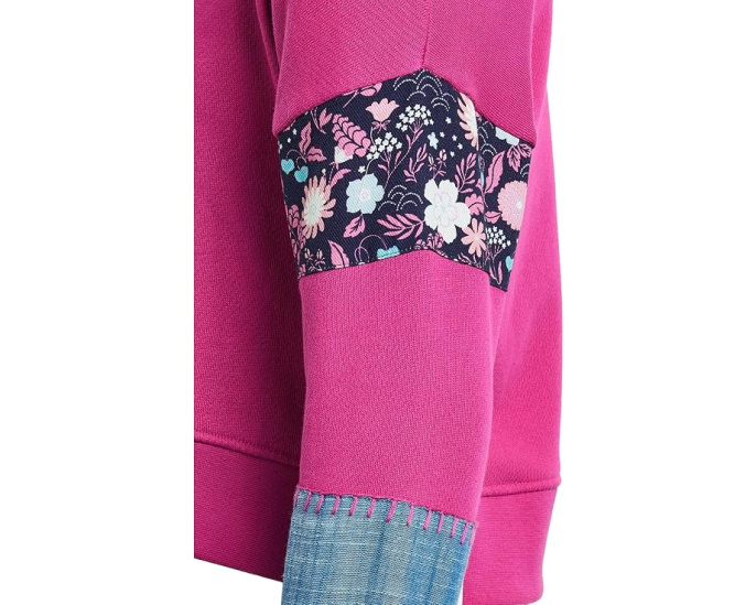 Детский пуловер Hatley Very Berry с миксовым узором и пайетками