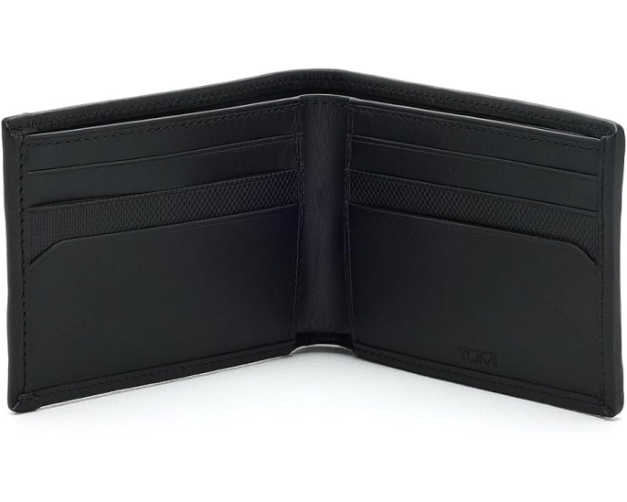 Двустворчатое портмоне Tumi Double Billfold из текстурированной кожи