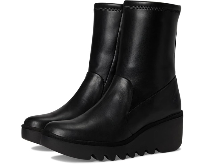 Ботинки FLY LONDON Boik602fly Black на танкетке