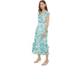 Платье CeCe Ruffle Wrap Midi с оборками и запахом