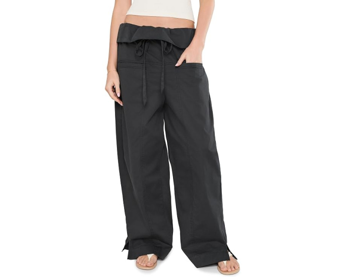 Брюки Fisherman Drawcord Pull-On с кулиской Free People