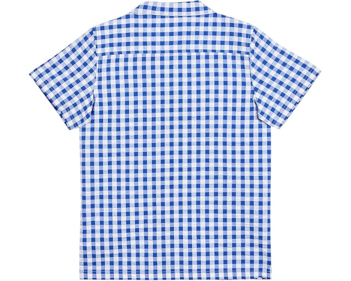 Рубашка Janie and Jack Gingham Cabana в клетку с нагрудным карманом
